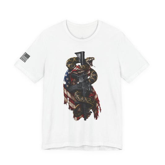 Commando Don't Tread On Me T-Shirt | Gadsden Flag Style Tee
