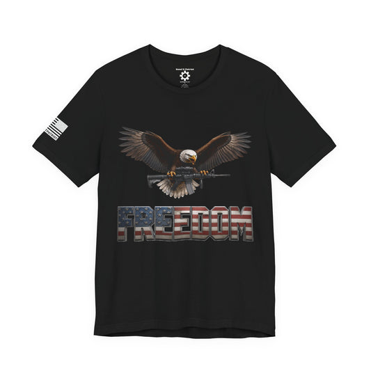 Freedom Tee — Military Weapons Print T-Shirt