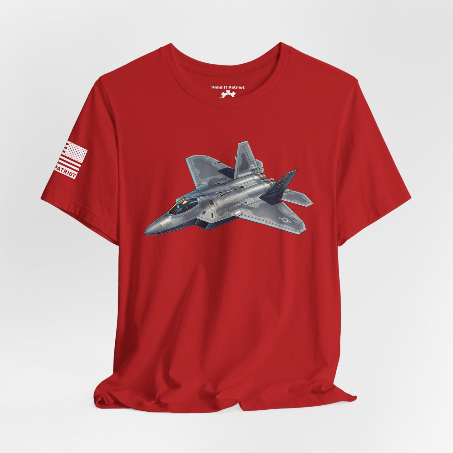 United States F-22 Raptor T-Shirt — Military Patriotic Tee