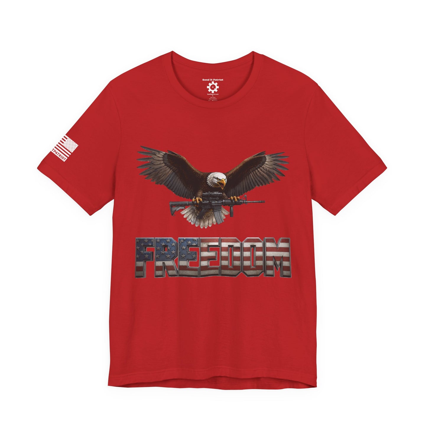 Freedom Tee — Military Weapons Print T-Shirt