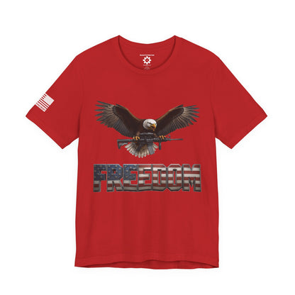 Freedom Tee — Military Weapons Print T-Shirt