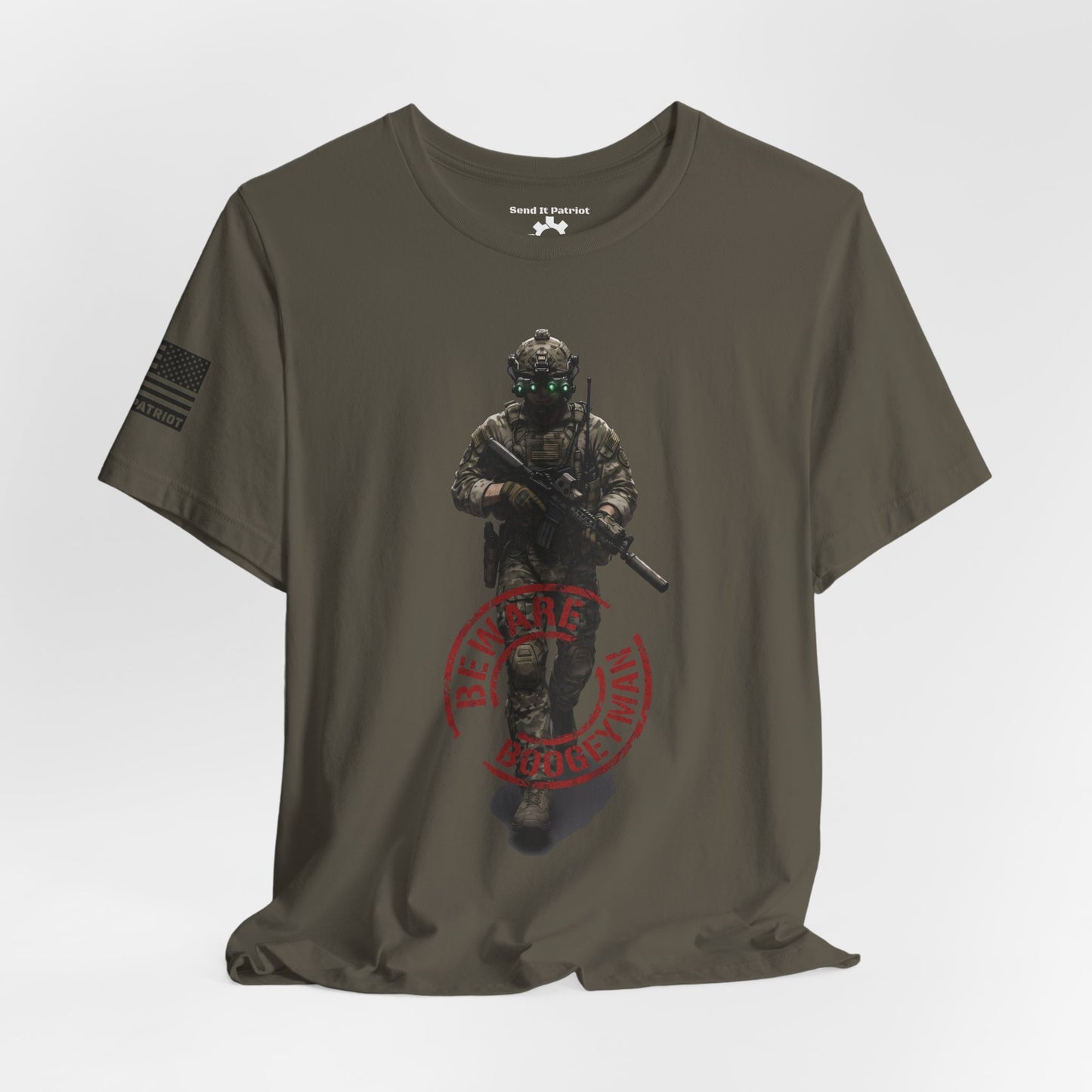 Beware Boogeyman | Boogeyman Hunter T-Shirt — Patriotic Tee