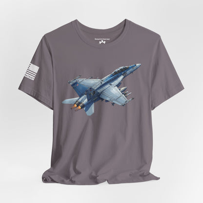 United States F/A 18 Super Hornet T-Shirt — Military Patriotic Tee