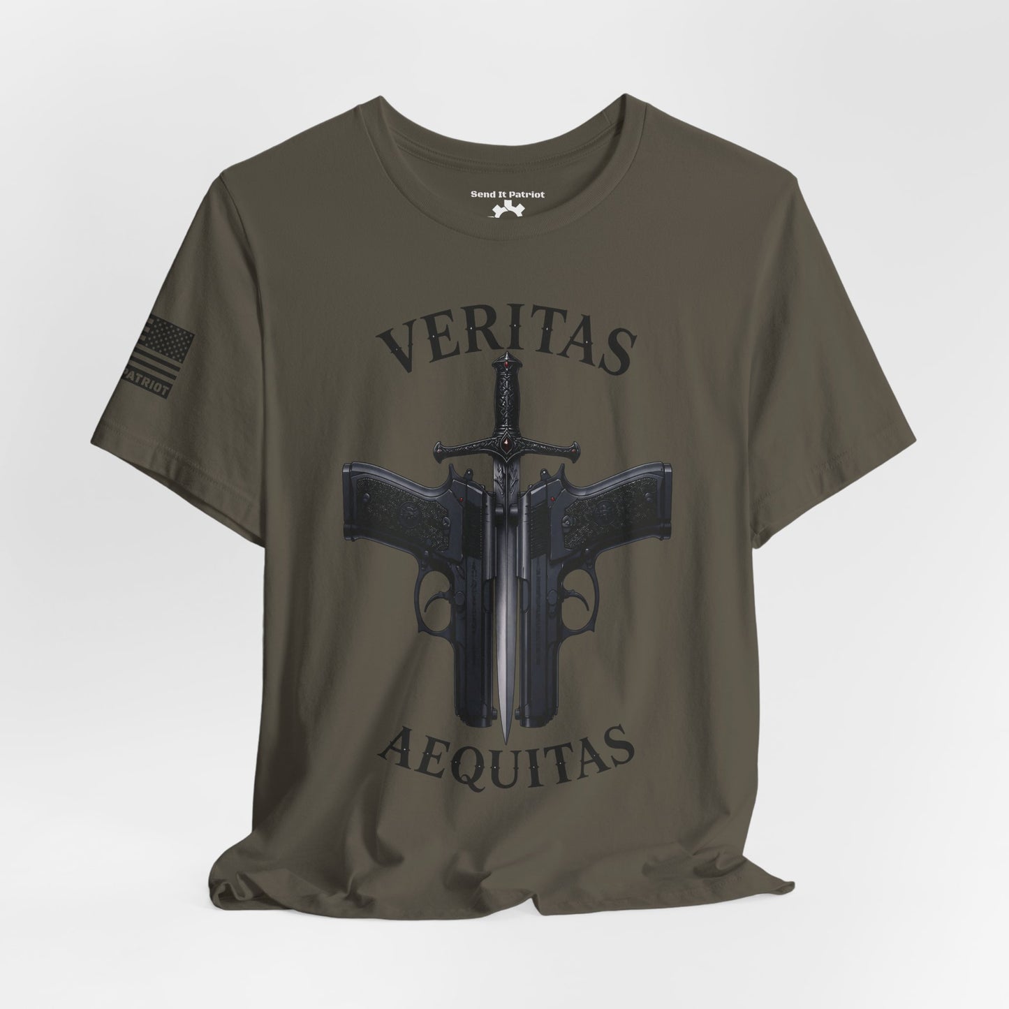 Veritas Aequitas T-Shirt | Patriotic Style Tee