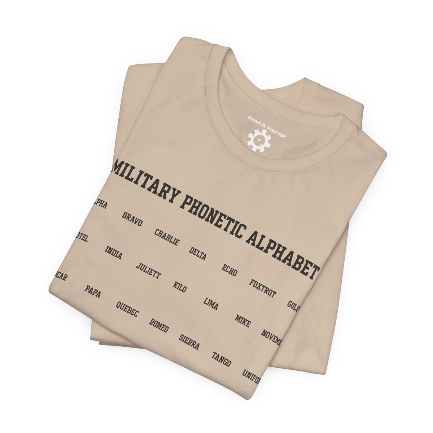 Military Phonetic Alphabet T-Shirt — Military Patriotic Tee