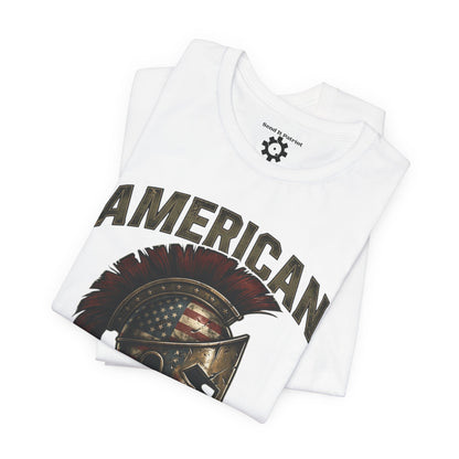American Spartan T‑Shirt – Patriotic American Flag Graphic Tee Style#2