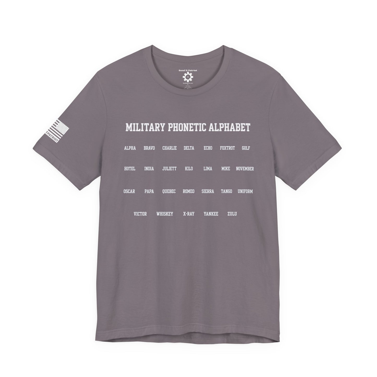 Military Phonetic Alphabet T-Shirt — Military Patriotic Tee