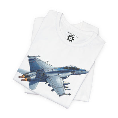 United States F/A 18 Super Hornet T-Shirt — Military Patriotic Tee