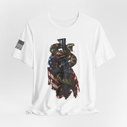 Commando Don't Tread On Me T-Shirt | Gadsden Flag Style Tee