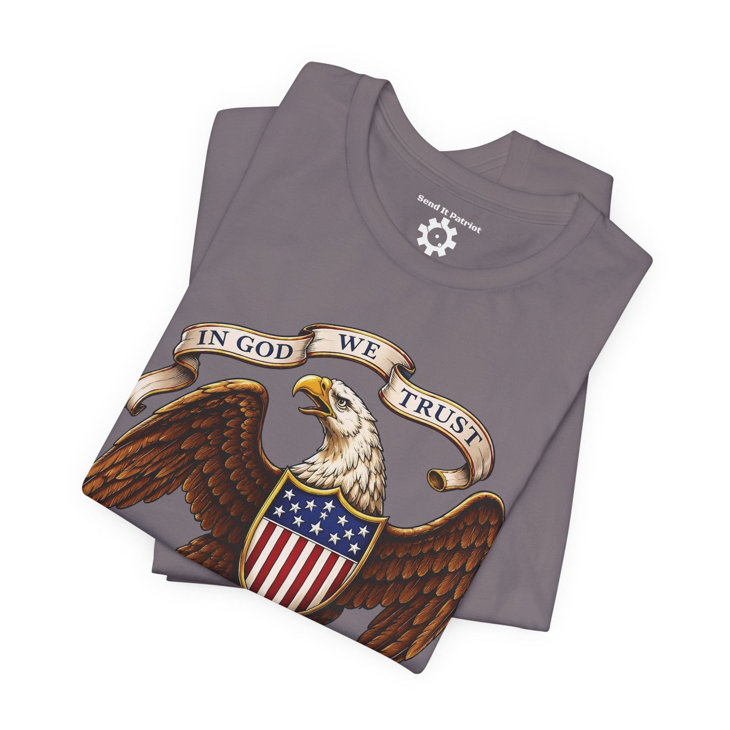 American Bald Eagle  "In God We Trust" Tee — Patriotic Shirt