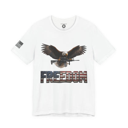 Freedom Tee — Military Weapons Print T-Shirt