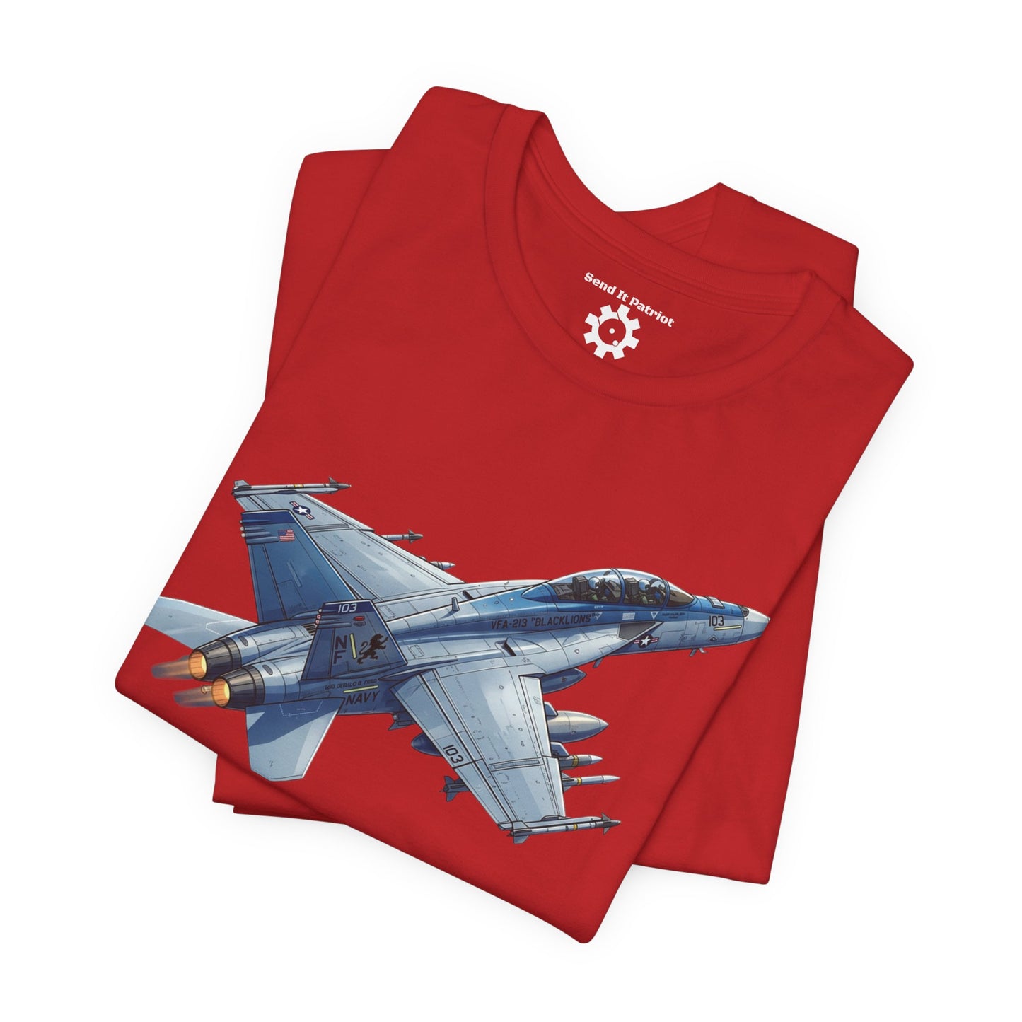 United States F/A 18 Super Hornet T-Shirt — Military Patriotic Tee
