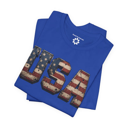 USA T-Shirt — Military Patriotic Tee
