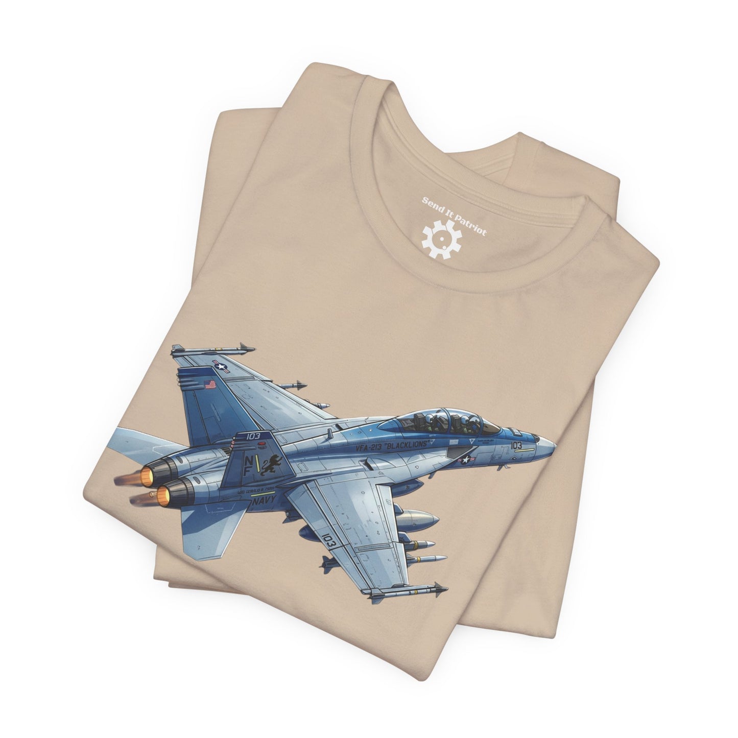 United States F/A 18 Super Hornet T-Shirt — Military Patriotic Tee
