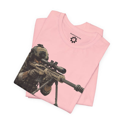 Send It Graphic Tee — Military Weapons Print T-Shirt