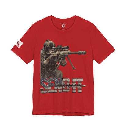 Send It Graphic Tee — Military Weapons Print T-Shirt