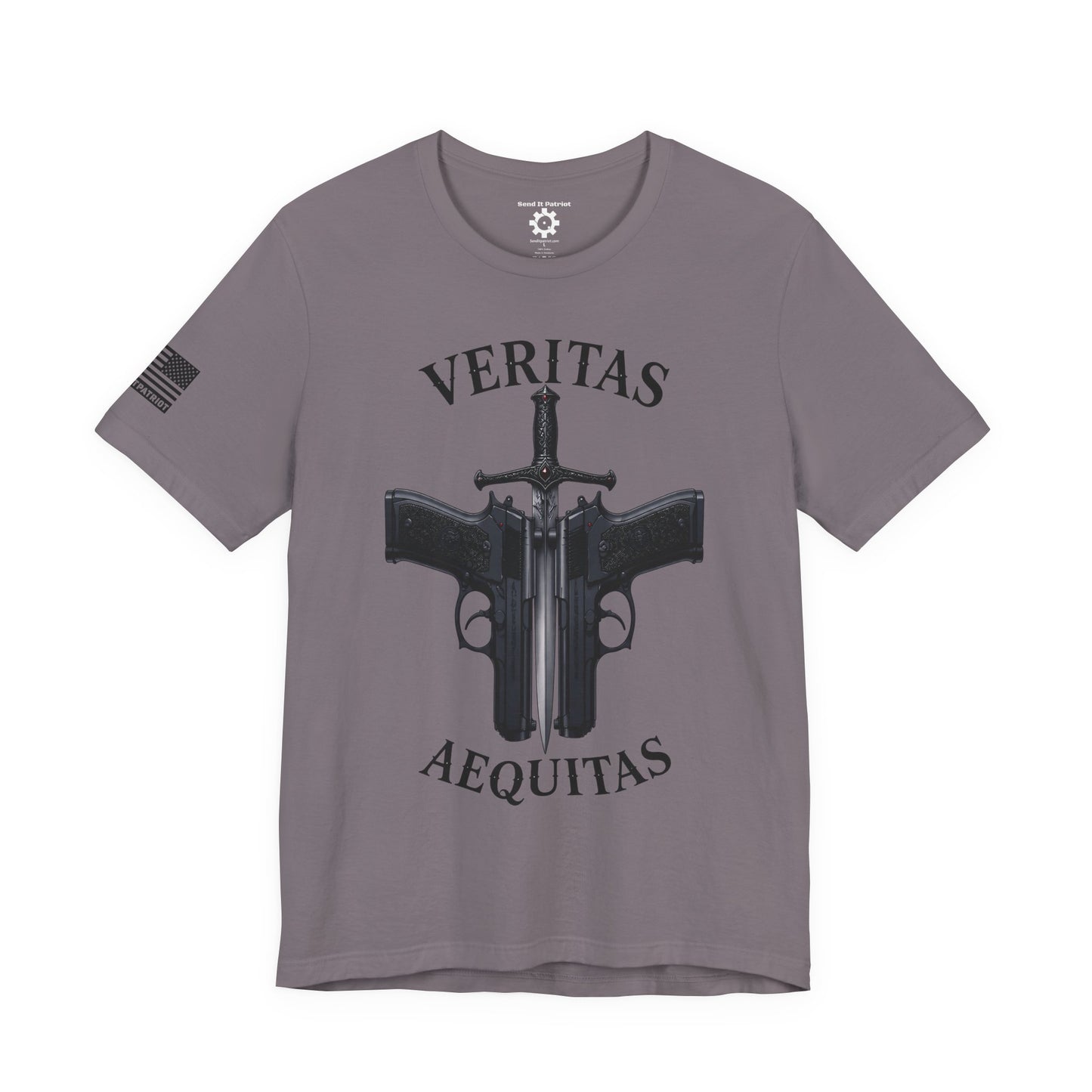 Veritas Aequitas T-Shirt | Patriotic Style Tee