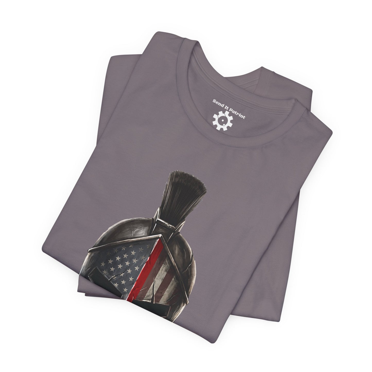 Spartan Thin Red Line T-Shirt —  Fire Dept. Patriotic Tee