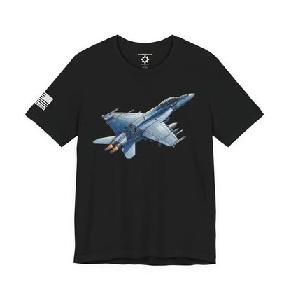 United States F/A 18 Super Hornet T-Shirt — Military Patriotic Tee