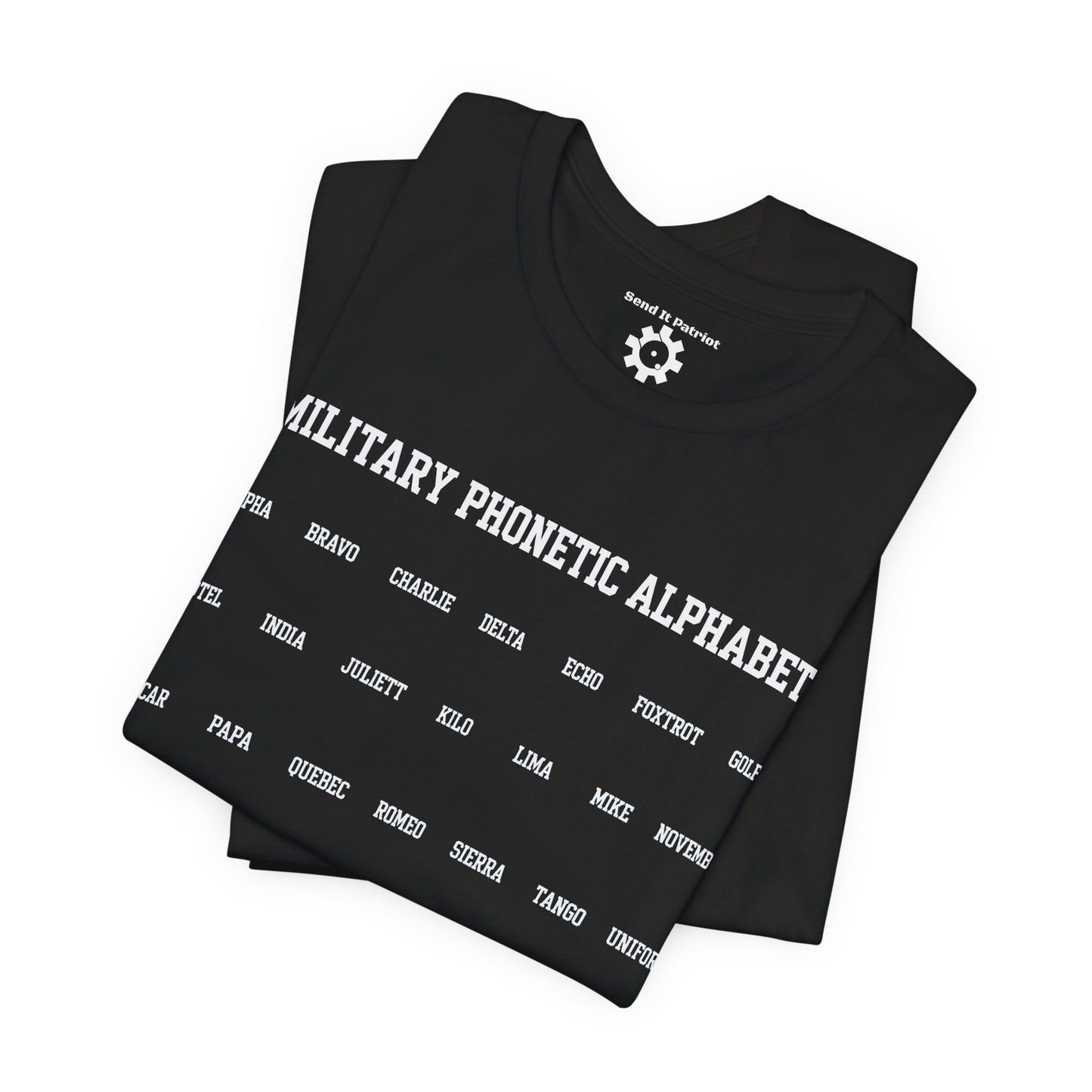 Military Phonetic Alphabet T-Shirt — Military Patriotic Tee