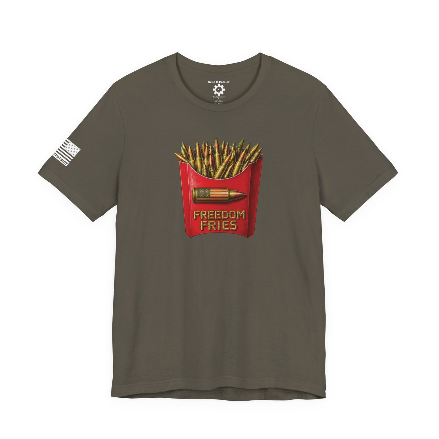 Freedom Fries T-Shirt – Patriotic Fries Graphic Tee