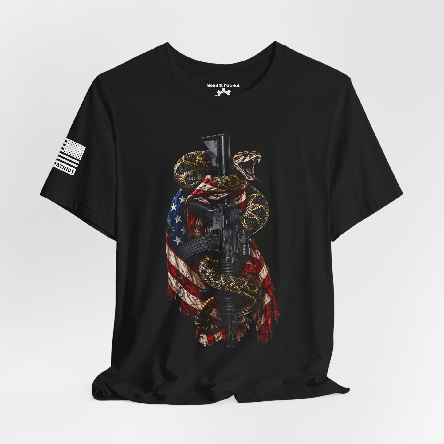 Commando Don't Tread On Me T-Shirt | Gadsden Flag Style Tee