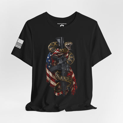 Commando Don't Tread On Me T-Shirt | Gadsden Flag Style Tee