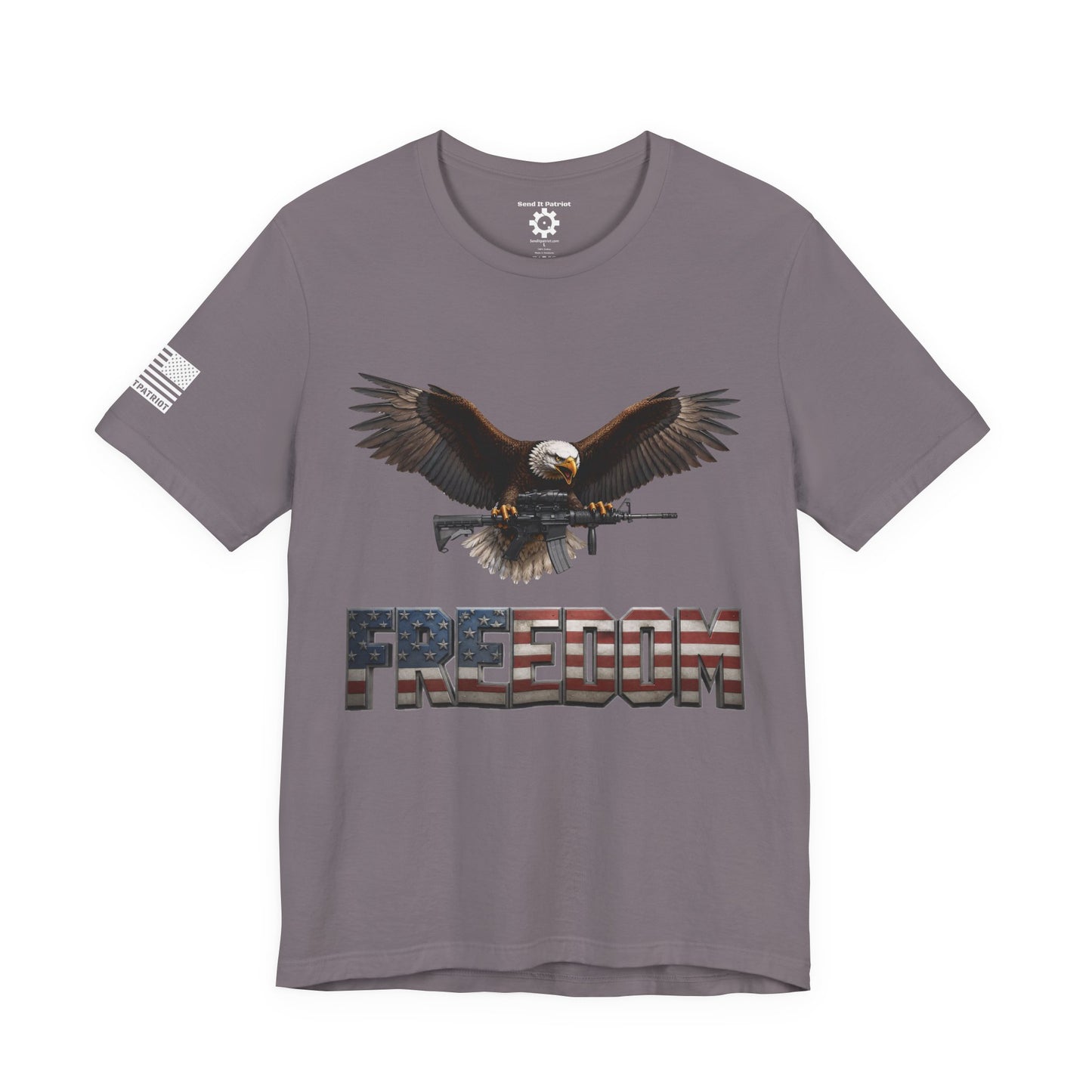 Freedom Tee — Military Weapons Print T-Shirt