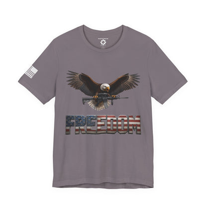 Freedom Tee — Military Weapons Print T-Shirt