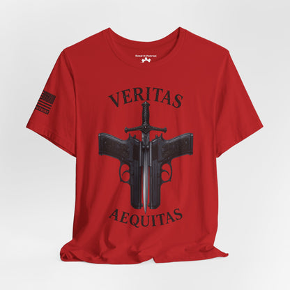 Veritas Aequitas T-Shirt | Patriotic Style Tee