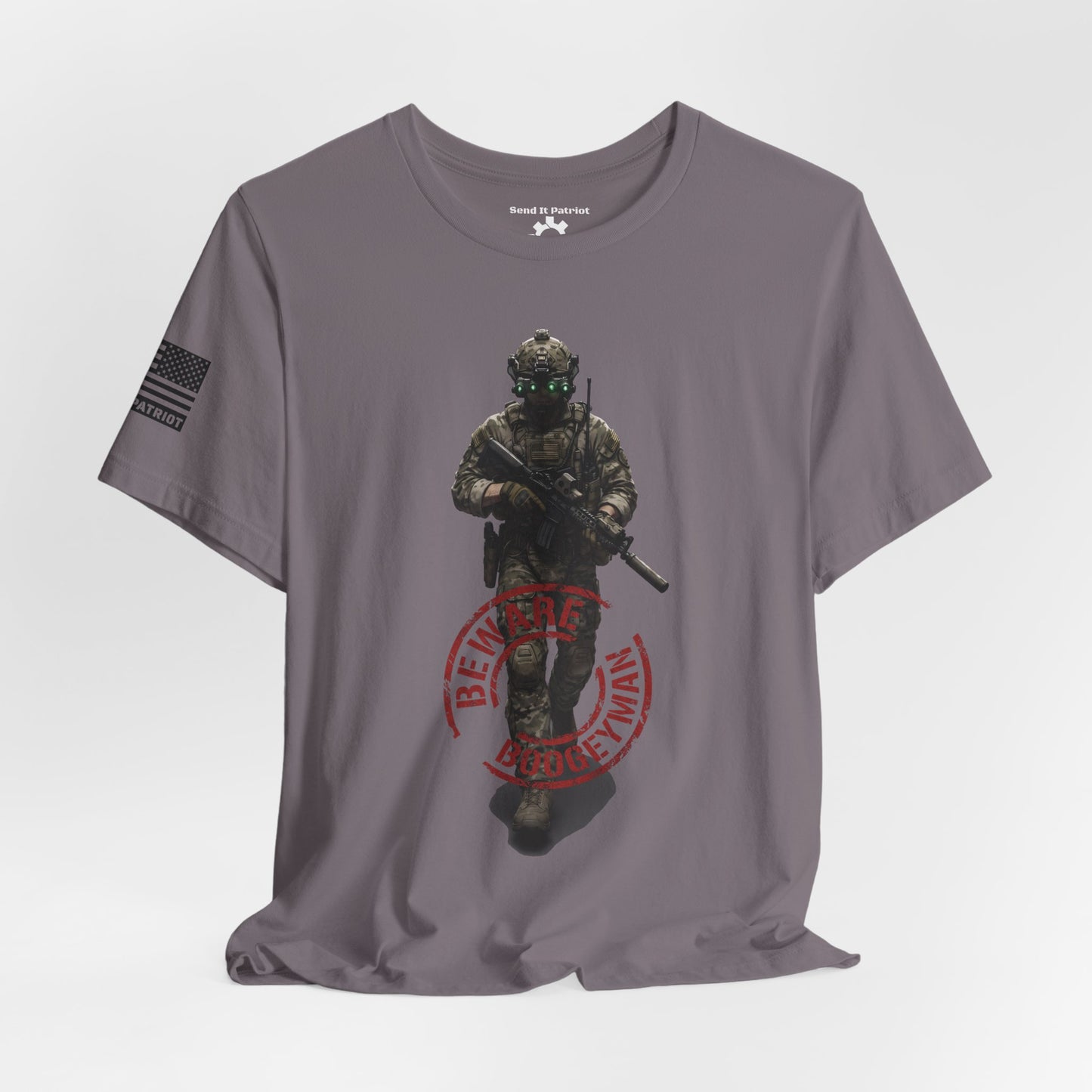 Beware Boogeyman | Boogeyman Hunter T-Shirt — Patriotic Tee