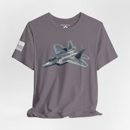 United States F-22 Raptor T-Shirt — Military Patriotic Tee
