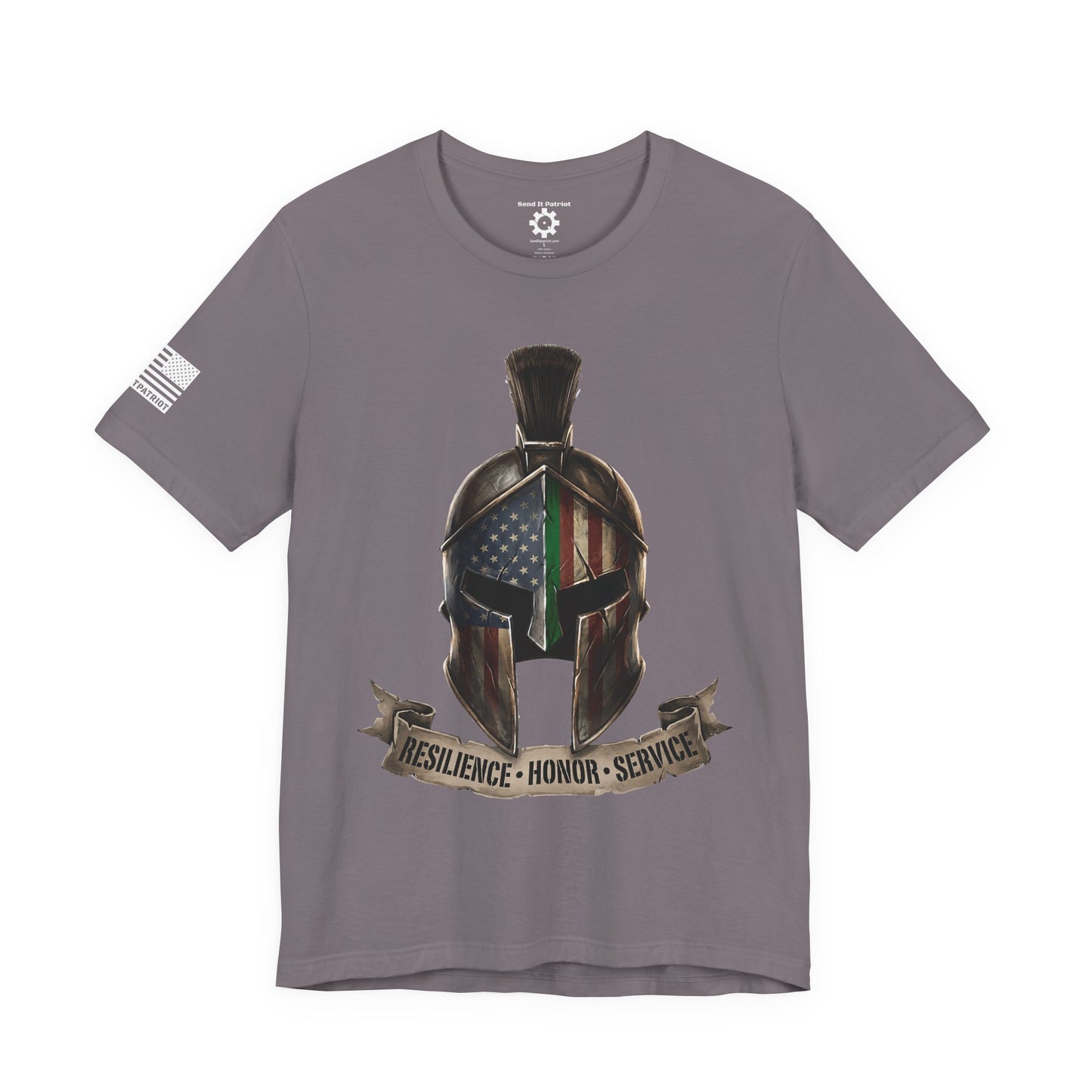 Spartan Thin Green Line T-Shirt — Military Patriotic Tee