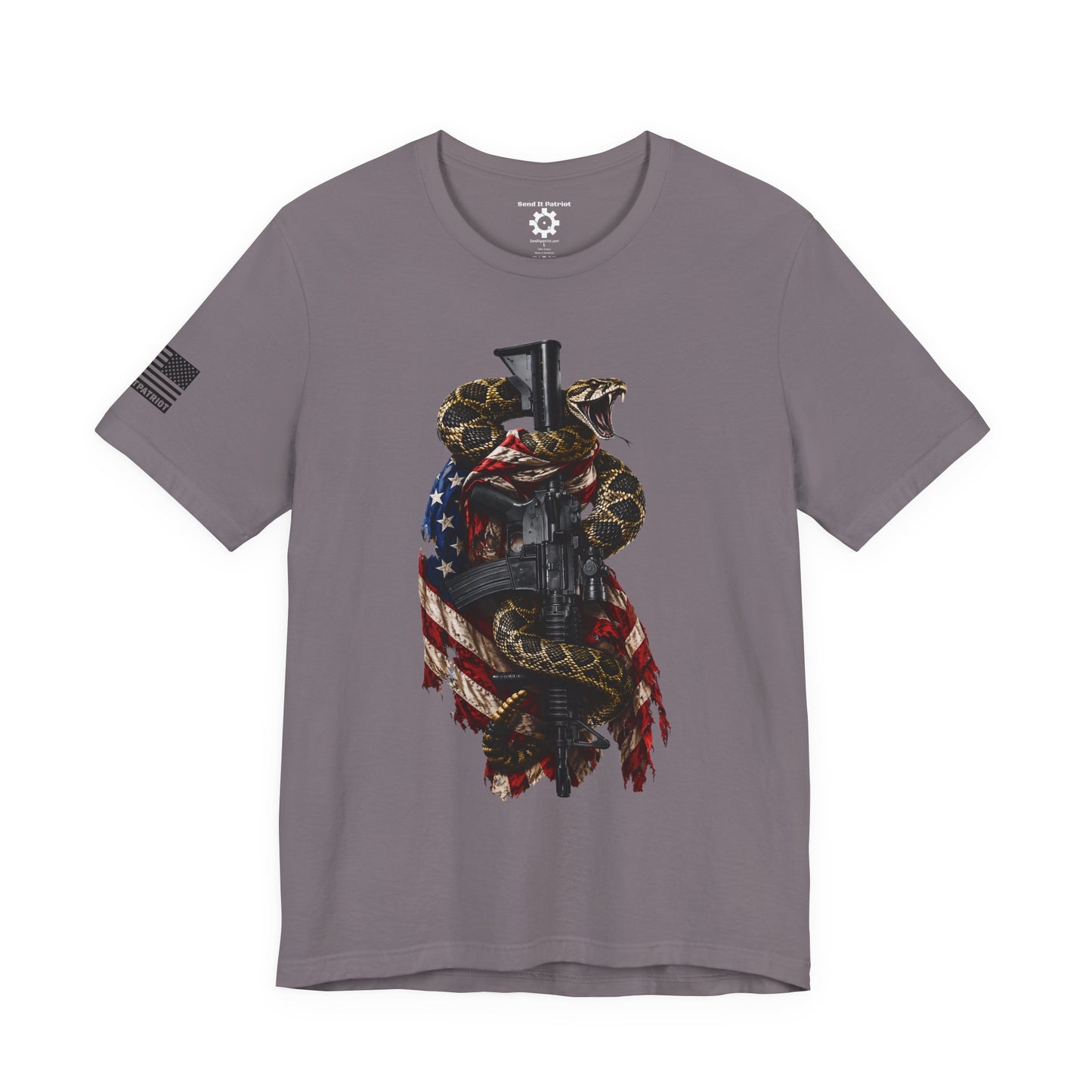 Commando Don't Tread On Me T-Shirt | Gadsden Flag Style Tee