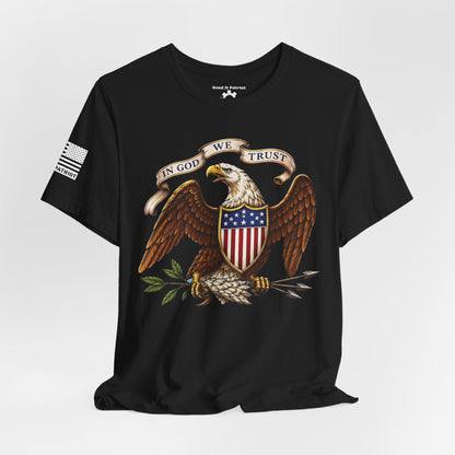 American Bald Eagle  "In God We Trust" Tee — Patriotic Shirt