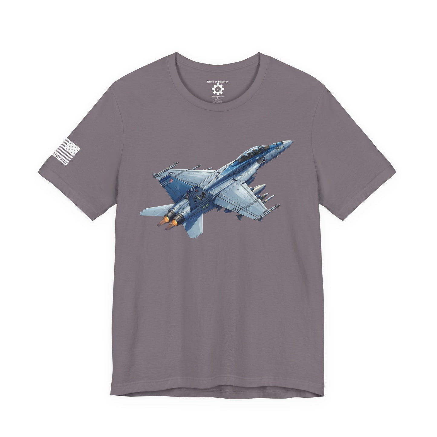 United States F/A 18 Super Hornet T-Shirt — Military Patriotic Tee