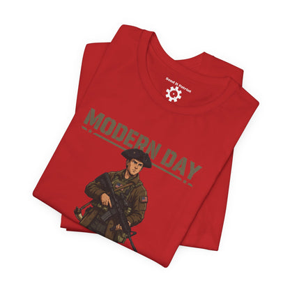 Modern Day Minuteman T-Shirt – Patriotic Tactical Soldier Graphic Tee