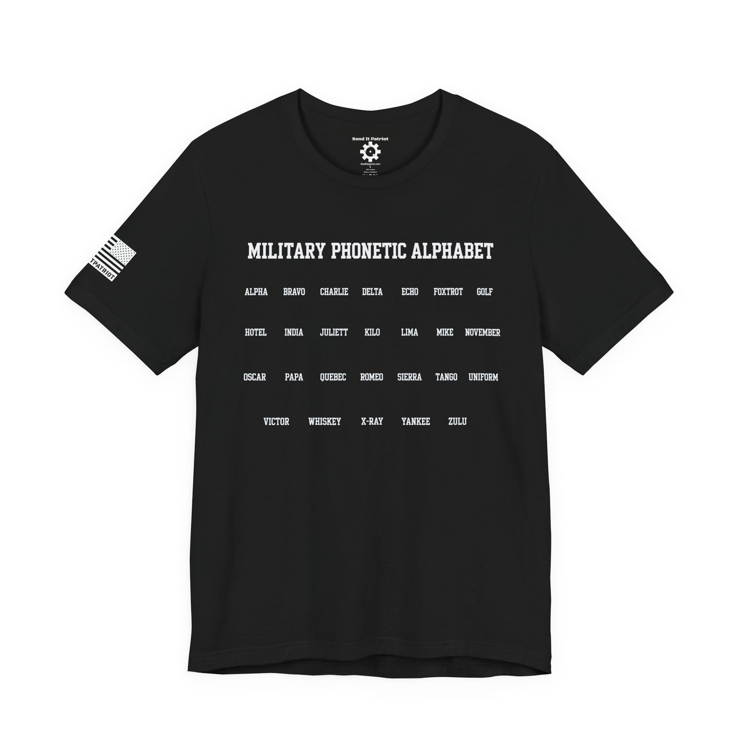 Military Phonetic Alphabet T-Shirt — Military Patriotic Tee
