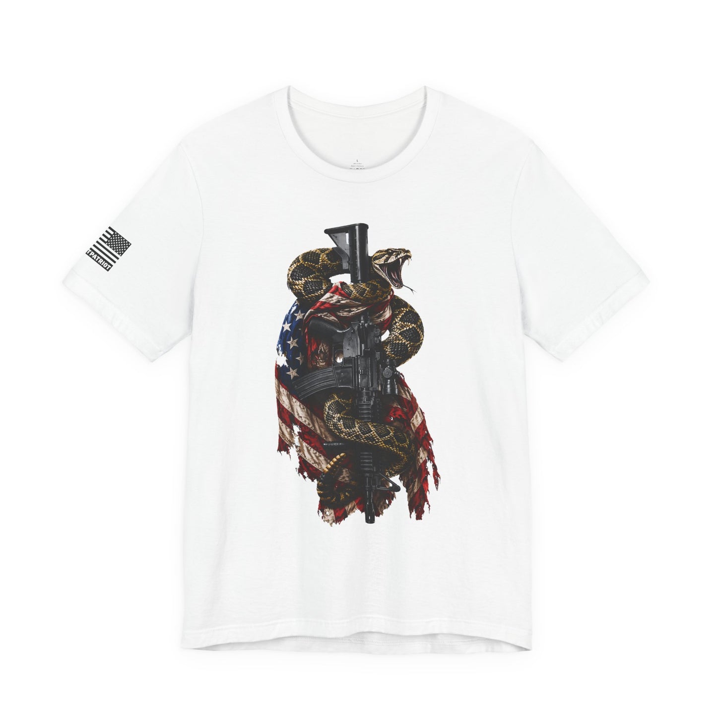 Commando Don't Tread On Me T-Shirt | Gadsden Flag Style Tee