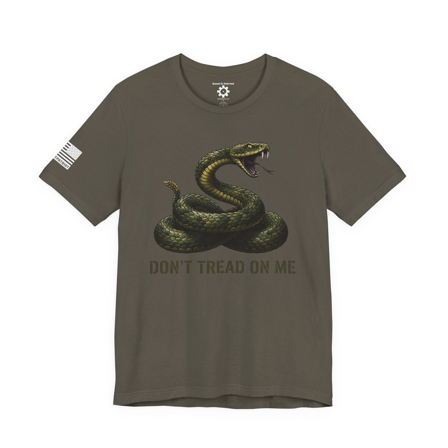 Don't Tread On Me Snake T-Shirt | Gadsden Flag Style Tee