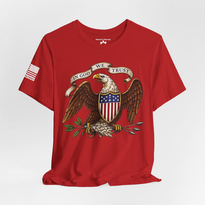 American Bald Eagle  "In God We Trust" Tee — Patriotic Shirt