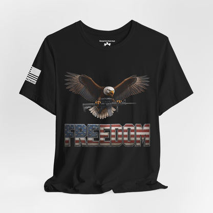 Freedom Tee — Military Weapons Print T-Shirt