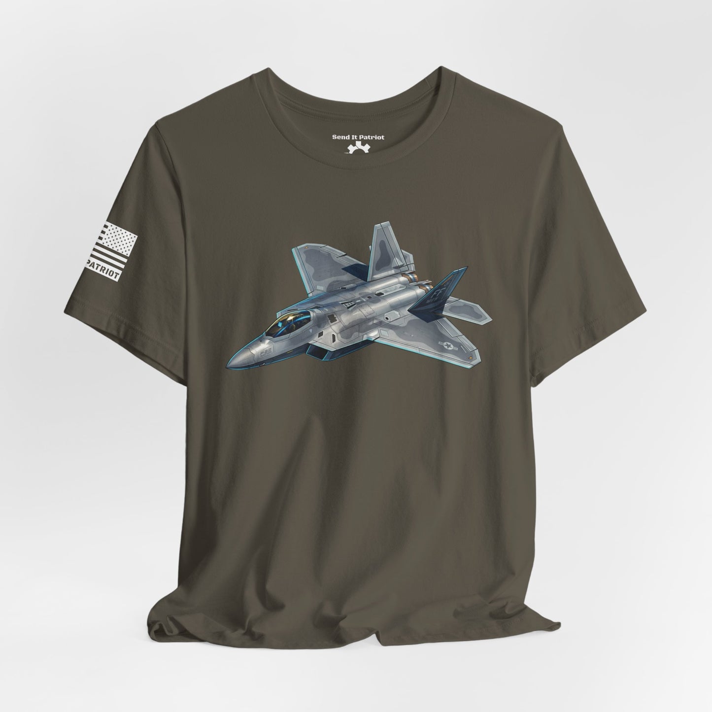 United States F-22 Raptor T-Shirt — Military Patriotic Tee
