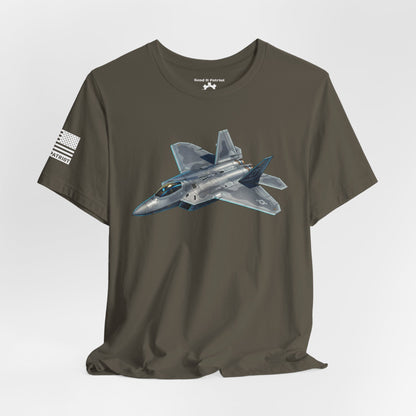 United States F-22 Raptor T-Shirt — Military Patriotic Tee