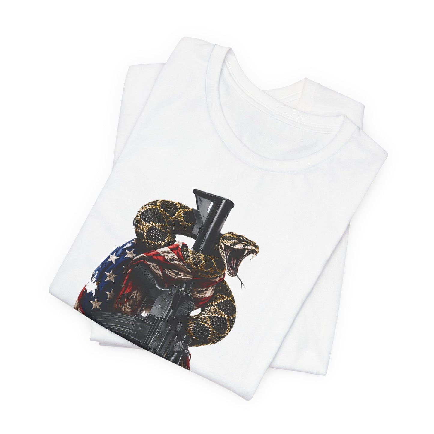 Commando Don't Tread On Me T-Shirt | Gadsden Flag Style Tee