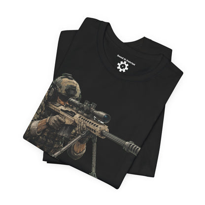 Send It Graphic Tee — Military Weapons Print T-Shirt