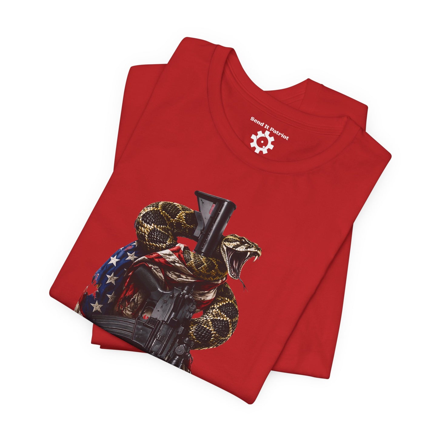 Commando Don't Tread On Me T-Shirt | Gadsden Flag Style Tee