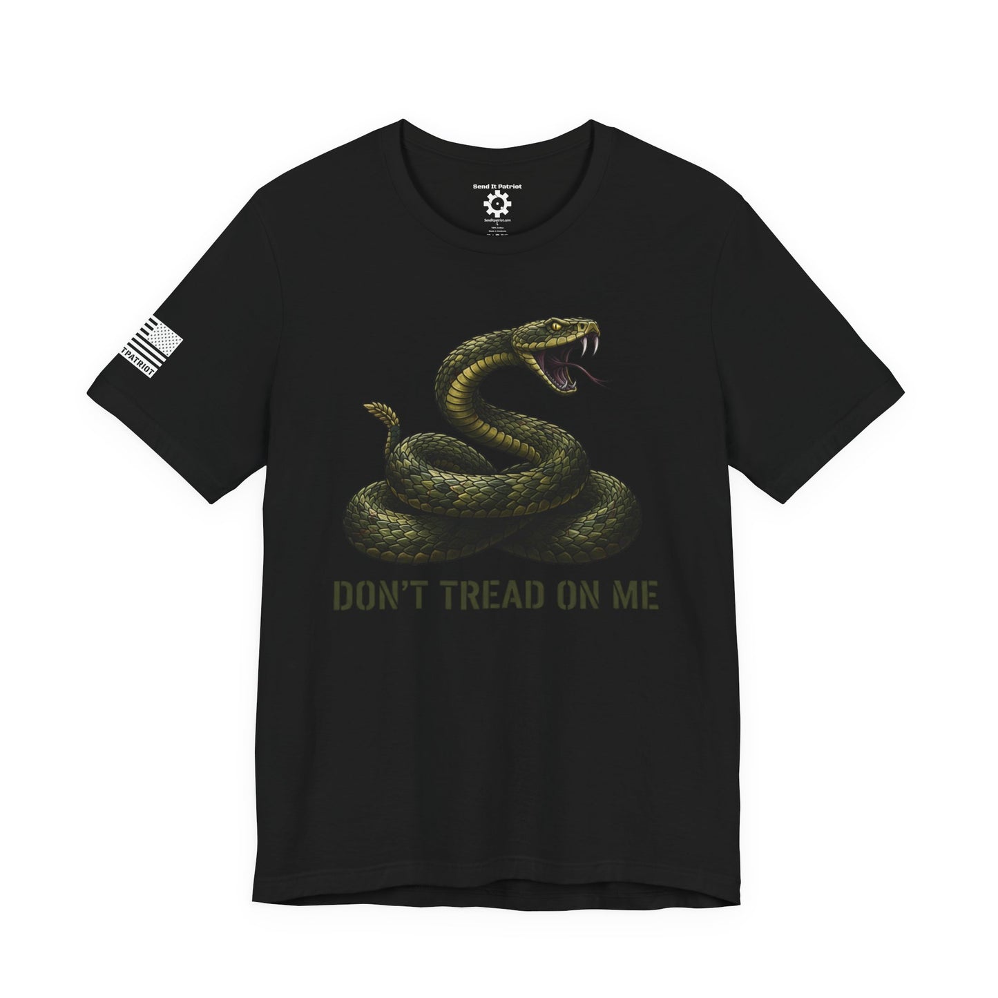 Don't Tread On Me Snake T-Shirt | Gadsden Flag Style Tee