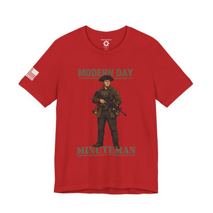 Modern Day Minuteman T-Shirt – Patriotic Tactical Soldier Graphic Tee