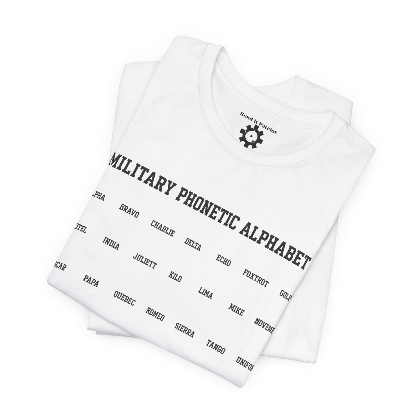 Military Phonetic Alphabet T-Shirt — Military Patriotic Tee